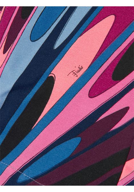 EMILIO PUCCI JUNIOR Pantaloni Svasati Con Stampa Onde - EMILIO PUCCI JUNIOR Vendita Calda