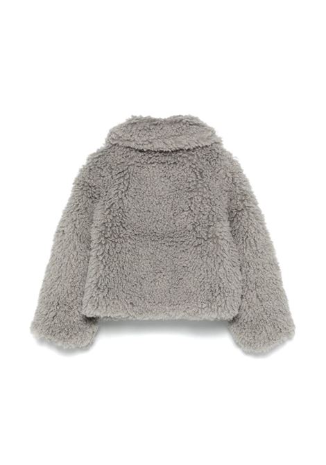STELLA MCCARTNEY KIDS Cappotto In Teddy Grigio - STELLA MCCARTNEY KIDS Vendita Economica
