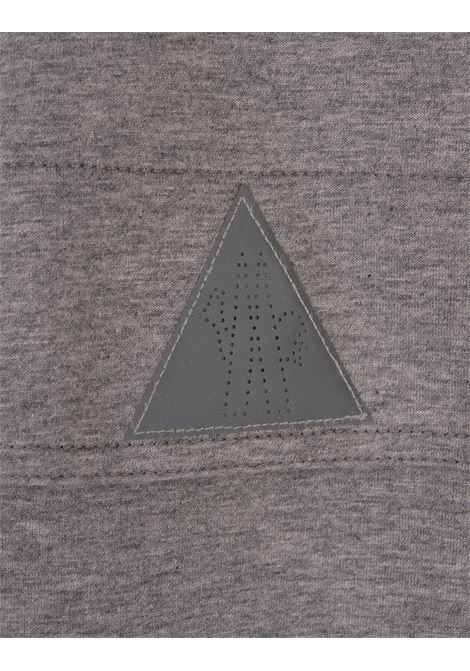MONCLER GRENOBLE Felpa Grigio Melange Con Logo - MONCLER GRENOBLE Italy