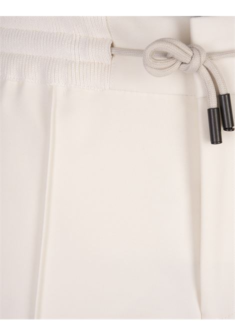 BOSS Pantaloni Affusolati In Lana Stretch Bianca - BOSS 2025