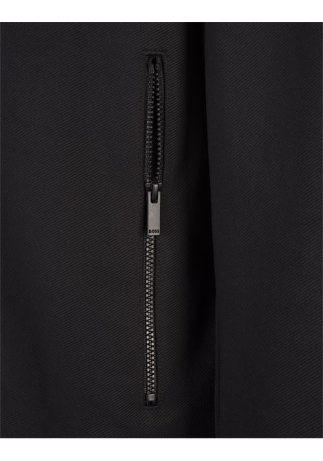 BOSS Sovracamicia Nera Con Zip - BOSS In Linea