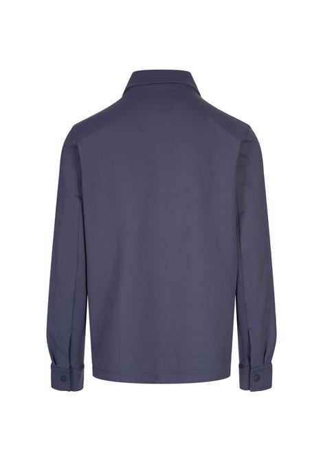 BOSS Sovracamicia Blu Con Zip - BOSS Nuovo