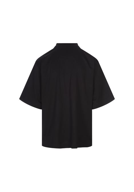 GIVENCHY T-Shirt In Rete Nera Con Logo 4G e Firma GIVENCHY 1952 - GIVENCHY Vendita