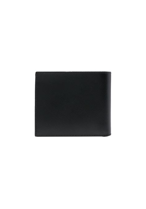 KITON Portafoglio Bi-Fold Nero Con Logo Argentato - KITON Negozi Online