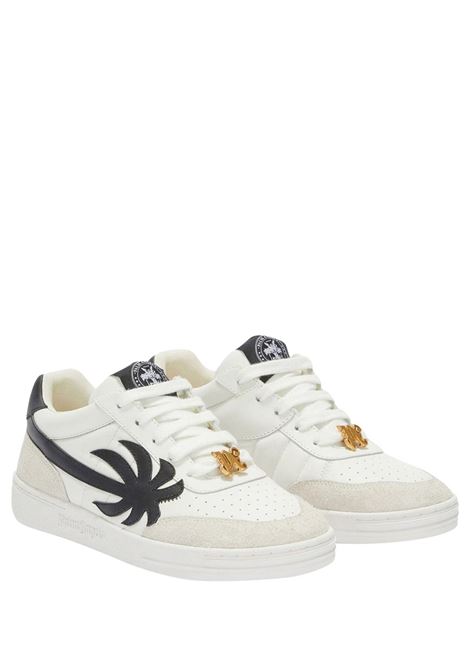 PALM ANGELS Sneakers Palm Beach University Bianche e Nere - PALM ANGELS Fino Al -60%
