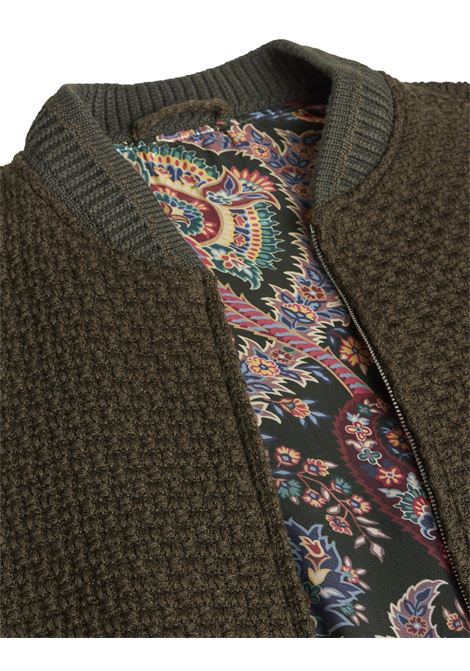 ETRO Bomber In Lana Grigio - ETRO Sottocosto