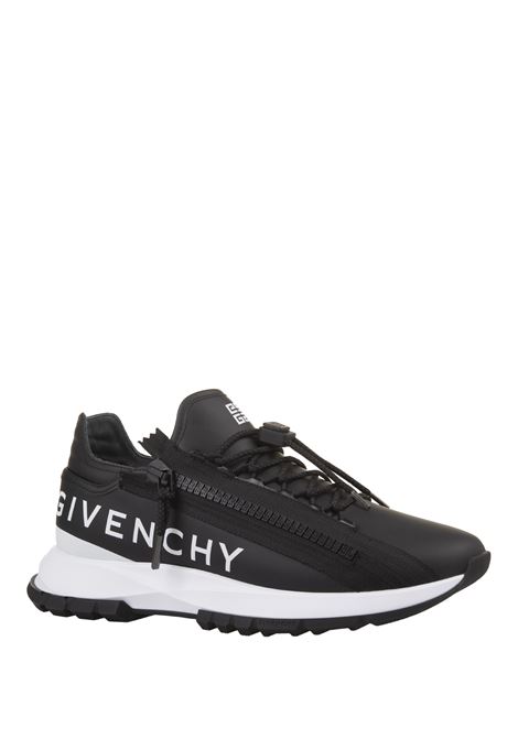 GIVENCHY Sneakers Da Running Spectre In Pelle Nera Con Zip - GIVENCHY In Vendita