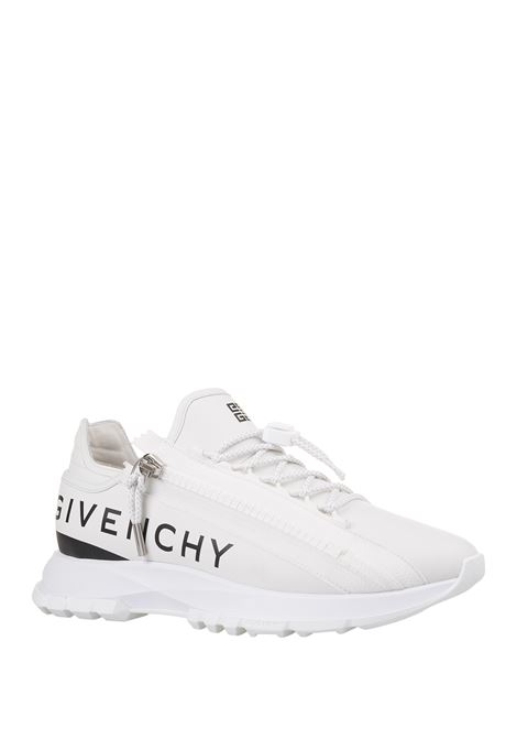 GIVENCHY Sneakers Da Running Spectre In Pelle Bianca Con Zip - GIVENCHY Saldi