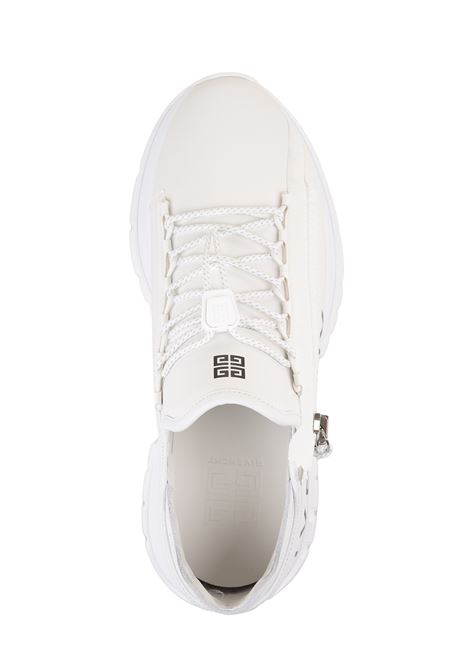 GIVENCHY Sneakers Da Running Spectre In Pelle Bianca Con Zip - GIVENCHY Saldi