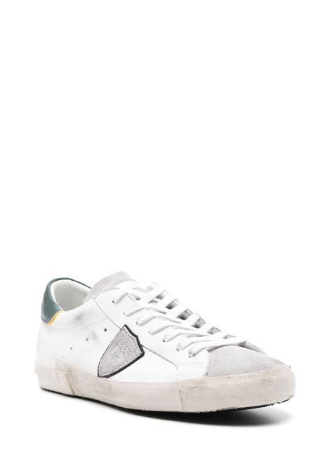 PHILIPPE MODEL Sneakers Prsx Bianche e Verdi - PHILIPPE MODEL 2025