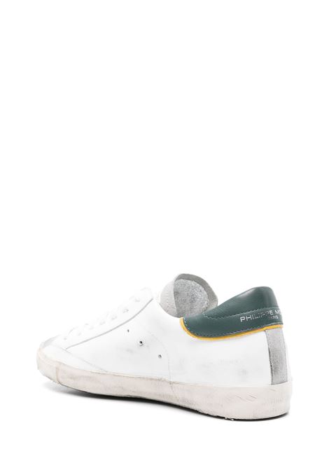 PHILIPPE MODEL Sneakers Prsx Bianche e Verdi - PHILIPPE MODEL 2025