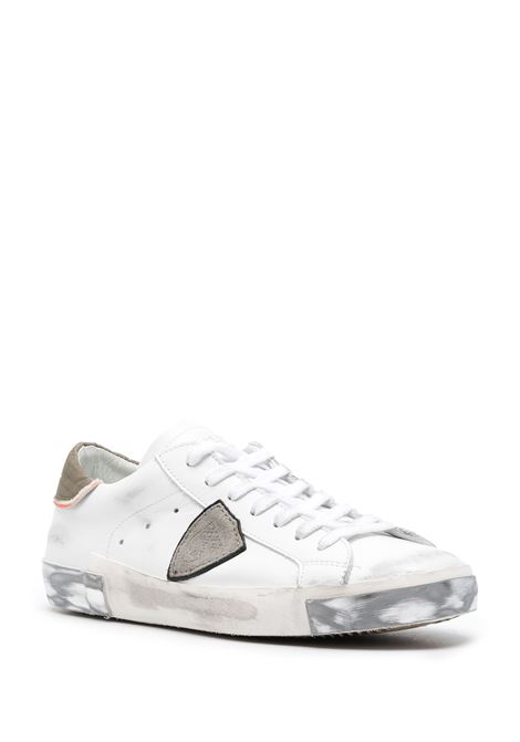 PHILIPPE MODEL Sneakers Prsx Bianche e Verdi - PHILIPPE MODEL Italy