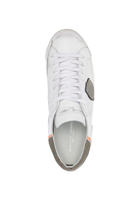 PHILIPPE MODEL Sneakers Prsx Bianche e Verdi - PHILIPPE MODEL Italy