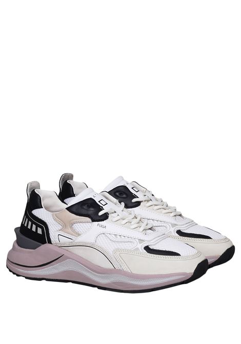 D.A.T.E. Sneakers Running Fuga Bianche e Nere - D.A.T.E Sconto