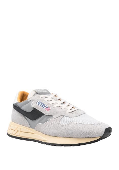 AUTRY Sneakers Reelwind In Suede Sand e Nylon Riflettente - AUTRY Saldi