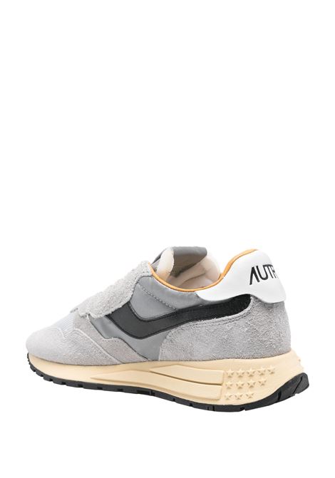 AUTRY Sneakers Reelwind In Suede Sand e Nylon Riflettente - AUTRY Saldi