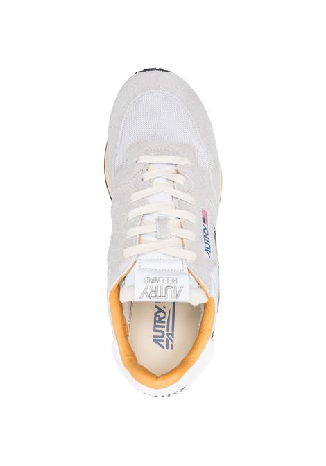 AUTRY Sneakers Reelwind In Suede Sand e Nylon Riflettente - AUTRY Saldi