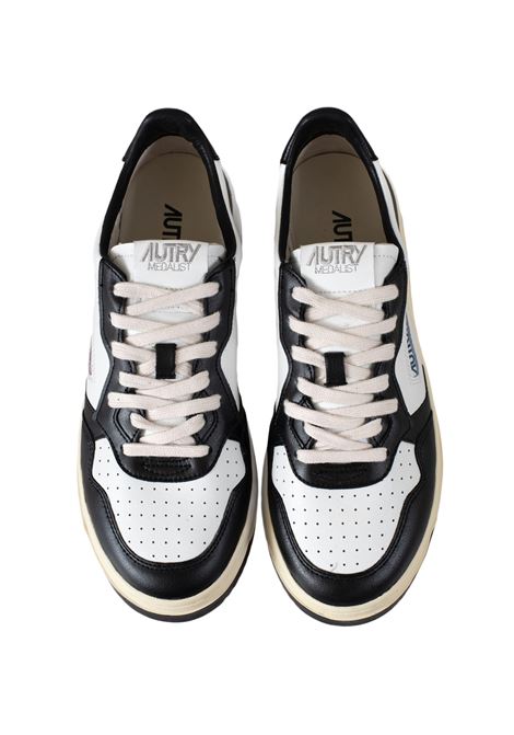 AUTRY Sneakers Medalist Low In Pelle Bianca e Nera - AUTRY Hotsell