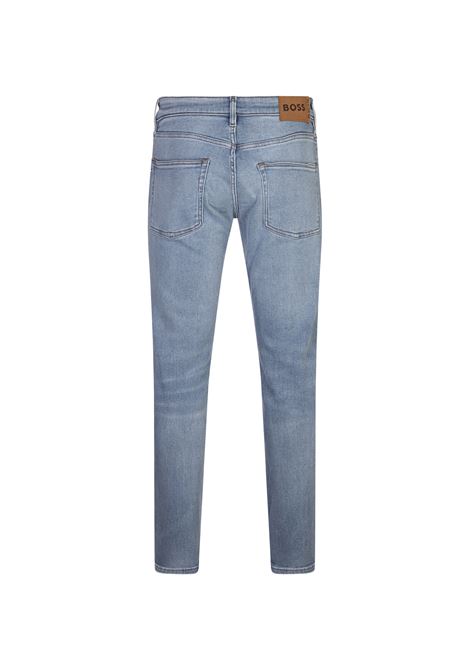 BOSS Jeans Slim Fit In Denim Comfort-Stretch Fresh-Blue - BOSS Nuova