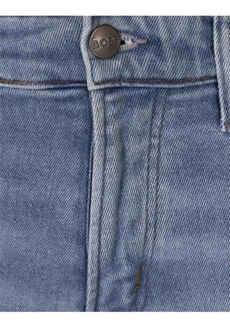BOSS Jeans Slim Fit In Denim Comfort-Stretch Fresh-Blue - BOSS Nuova