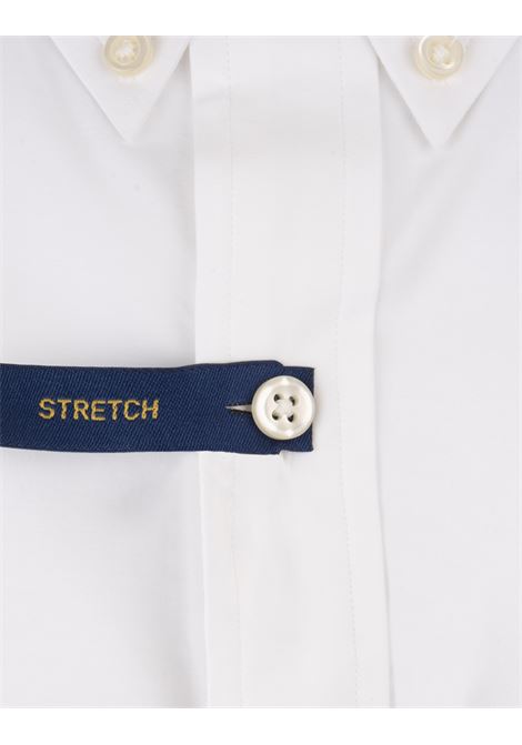 RALPH LAUREN Camicia Slim Fit In Cotone Stretch Bianco - RALPH LAUREN Pezzi Unici