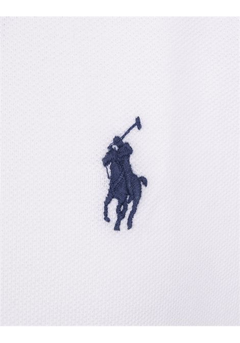 RALPH LAUREN Polo In Piquet Slim-Fit Bianca - RALPH LAUREN Soddisfazione Garantita