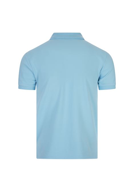RALPH LAUREN Polo in Piquet Slim-Fit Turchese e Rosa - RALPH LAUREN Negozi Online