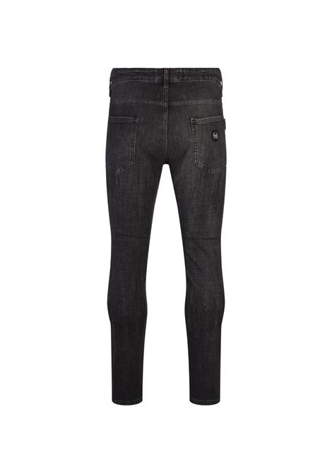 PHILIPP PLEIN Jeans Skinny In Denim Grey Splash - PHILIPP PLEIN Fino Al -60%