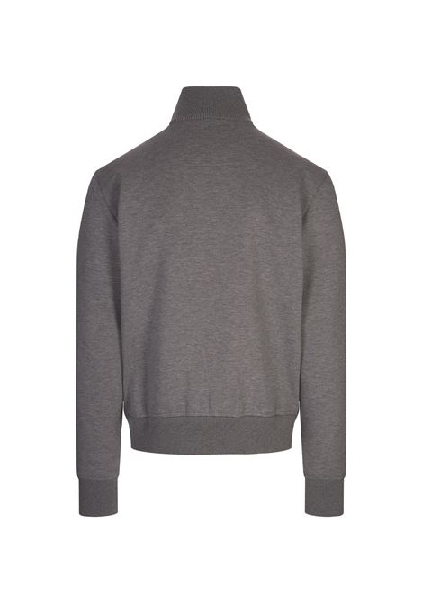 GIVENCHY Giacca Sportiva In Tessuto Garzato Grigio Con Dettaglio 4G - GIVENCHY Sottocosto