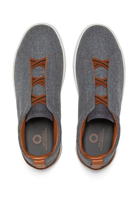 ZEGNA Sneakers #UseTheExisting Triple Stitch Grigie - ZEGNA Presa