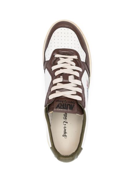 AUTRY Sneakers Medalist Low Super Vintage In Pelle Bianca Verde e Marrone - AUTRY I Più Venduti