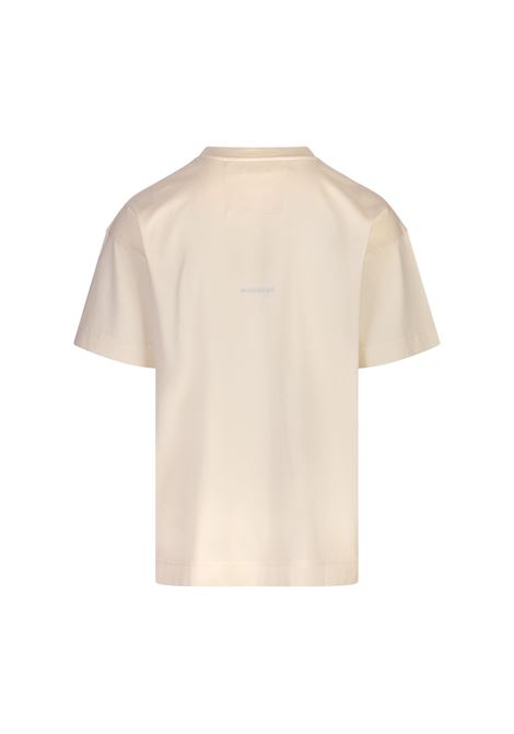 GIVENCHY T-Shirt Avorio Con Logo 4G Bicolore - GIVENCHY Acquista Ora