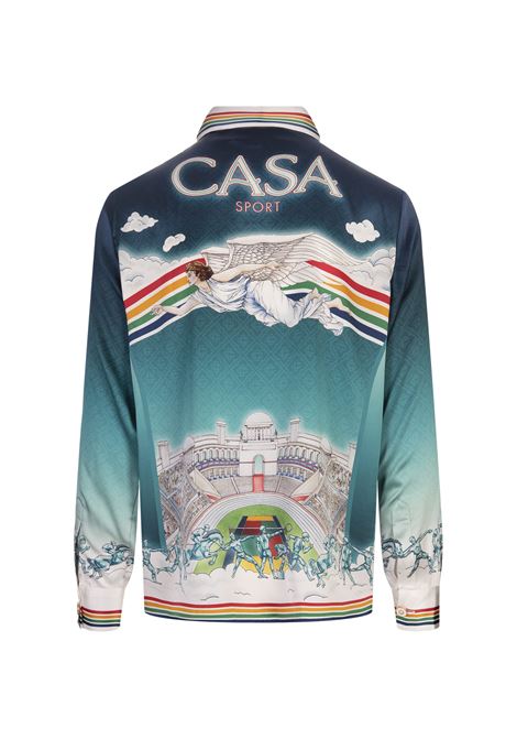 CASABLANCA Camicia In Seta La Déesse Du Stade - CASABLANCA Promozione Limitata
