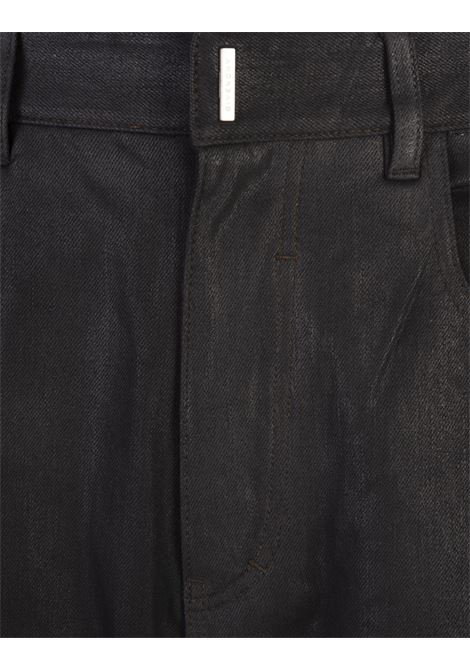 GIVENCHY Pantaloni Dritti Neri Con Applicazione - GIVENCHY Affare Del Giorno