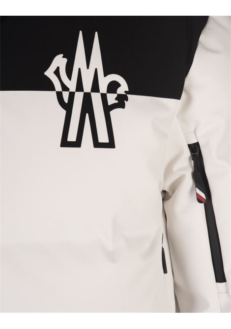 MONCLER GRENOBLE Piumino Curtis Bianco e Nero - MONCLER GRENOBLE Prezzo Ridotto