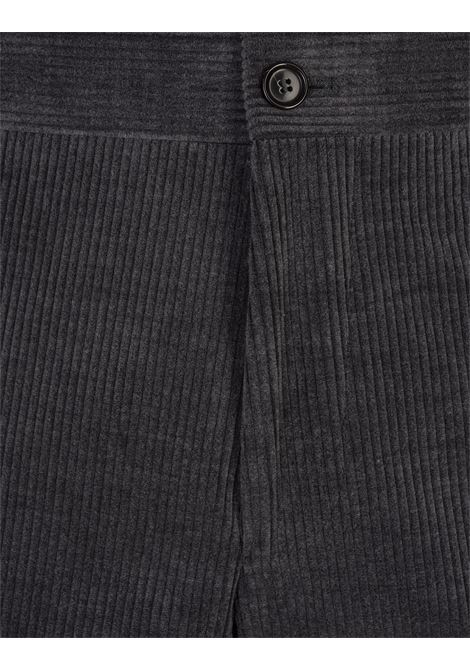 BOSS Pantaloni Cargo In Velluto a Coste Antracite - BOSS Sottocosto