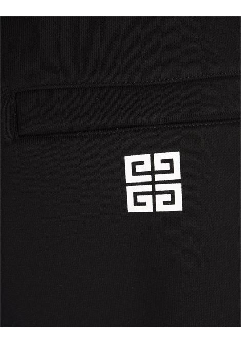 GIVENCHY Bermuda Neri Con Logo a Contrasto - GIVENCHY Economico