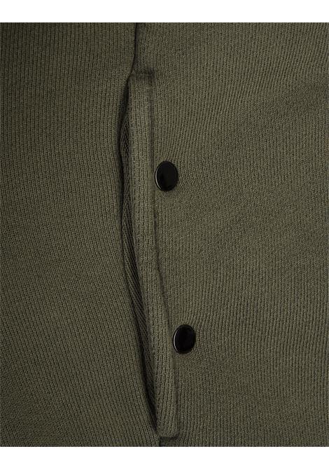 STONE ISLAND Felpa In Cotone Organico Con Struttura Diagonale ed Effetto "OLD" - STONE ISLAND Online