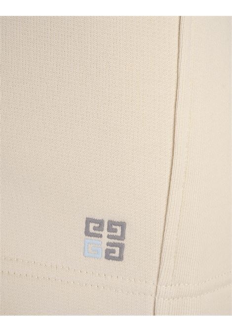 GIVENCHY Bermuda Avorio Con Logo 4G Bicolore - GIVENCHY Hotsell