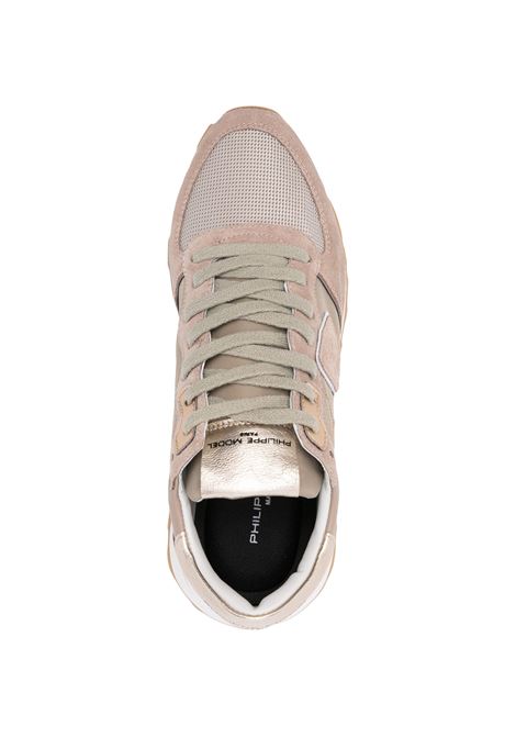 PHILIPPE MODEL Sneakers Tropez Haute Beige - PHILIPPE MODEL Nuova