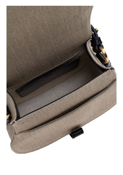 CHLOÉ Borsa Saddle Piccola Marcie In Lino e Pelle - CHLOÉ Sottocosto