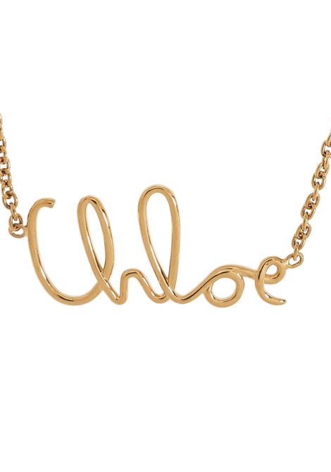 CHLOÉ Collana a Catena Con Logo - CHLOÉ Sconto