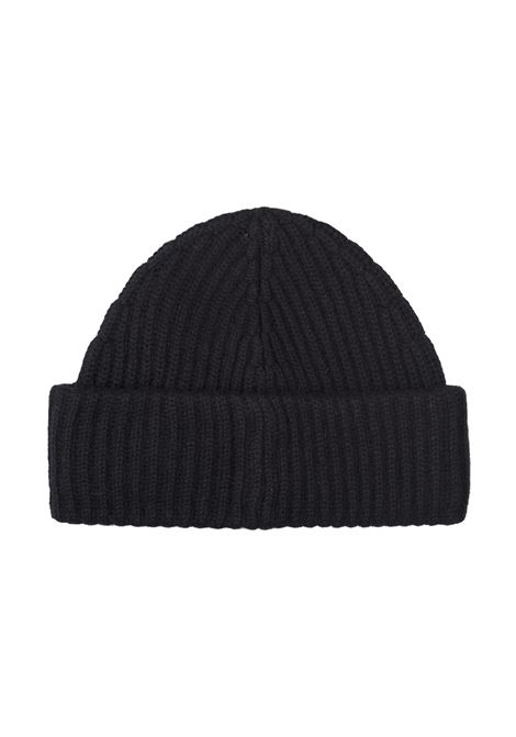 RALPH LAUREN Berretto Nero In Lana e Cashmere Con Pony Ricamato - RALPH LAUREN Offerta