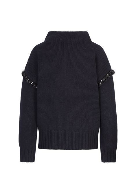 MAX MARA Maglia Gene Blu Navy - MAX MARA Outlet