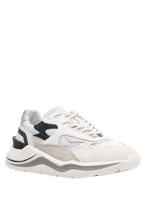 D.A.T.E. Sneakers Fuga Dragon Bianche-Argento - D.A.T.E In Vendita