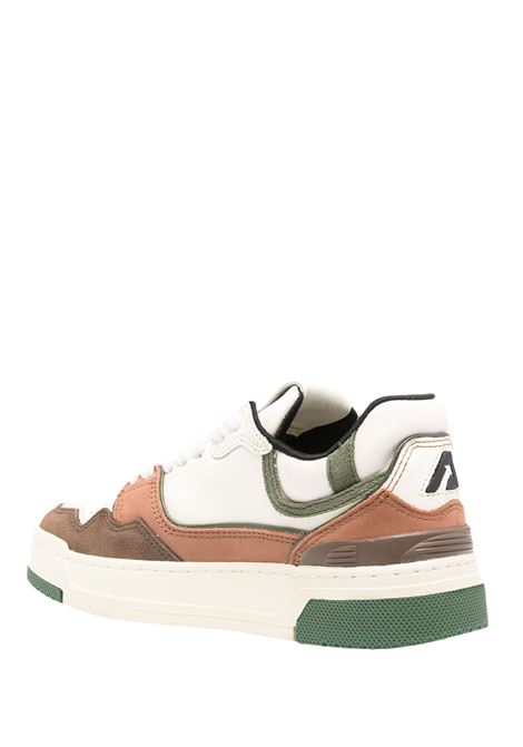 AUTRY Sneakers CLC Low In Suede e Nabuk Ebano e Verde Militare - AUTRY Affare Del Giorno