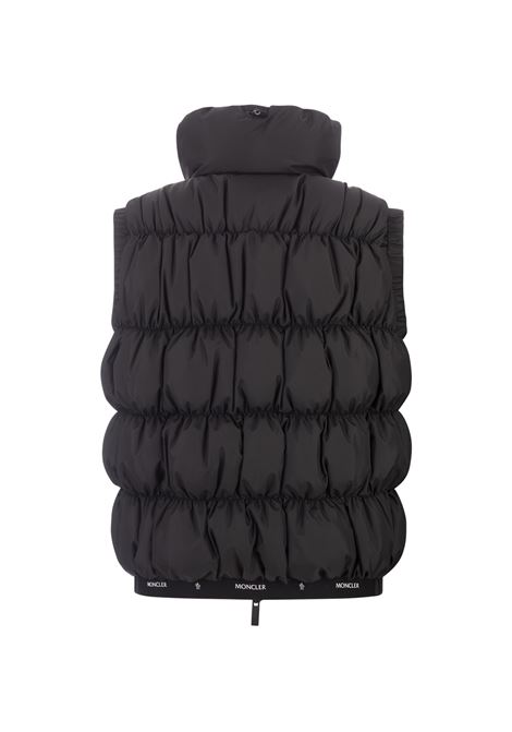 MONCLER Gilet Imbottito Apriate Nero - MONCLER Vendita Calda