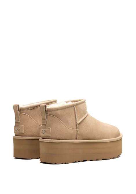 UGG Stivali Con Plateau Classic Ultra Mini Sand - UGG In Saldo