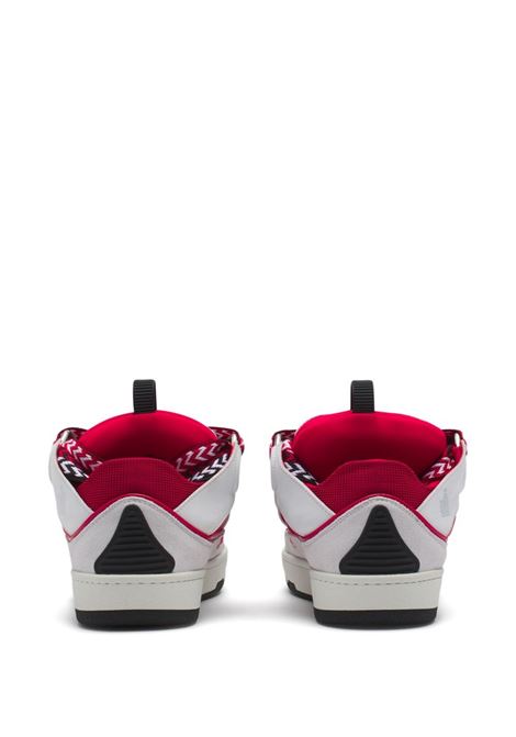 LANVIN Sneakers Curb Nere Fucsia e Bianche - LANVIN Consegna Veloce
