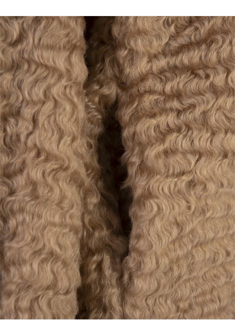 JIL SANDER Cappotto Corto In Mohair Gold Earth - JIL SANDER Sottocosto